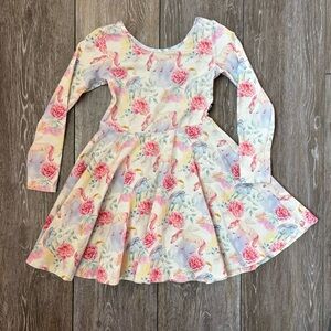 Rock Your Kid Unicorn Twirly Dress